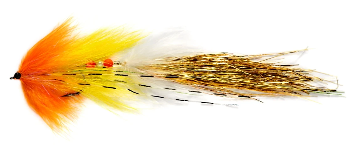 Fulling Mill Articulated Whistler Yellow & Orange 3 Fulling Mill Articulated Whistler Yellow & Orange