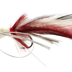 Fulling Mill Bass Popper White & Red