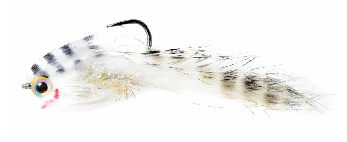 Fulling Mill Belly Scratcher Minnow White & Black 3 Fulling Mill Belly Scratcher Minnow White & Black