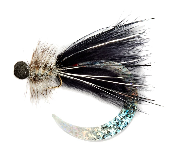 Fulling Mill Black Humungus Wiggle Tail Booby 3 Fulling Mill Black Humungus Wiggle Tail Booby