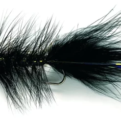 Fulling Mill Black Woolly Bugger TC
