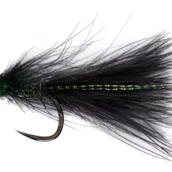 Fulling Mill CDC Jig Streamer Black B/L