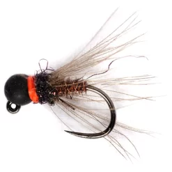 Fulling Mill CDC Pheasant Tail Jig Matte Black B/L