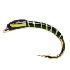 Fulling Mill Fluorescent Green Ribbed Black Buzzer