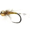Fulling Mill KJ Blob Tail Olive Nymph TH -Flies Sales Store kj blob tail olive nymph th