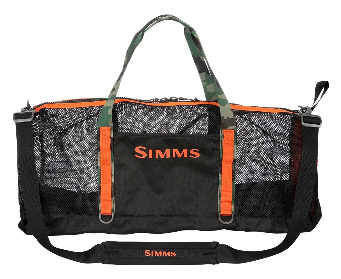 Mesh Bag Simms Challenger Duffel 60L Black 4 Mesh Bag Simms Challenger Duffel 60L Black - Image 2