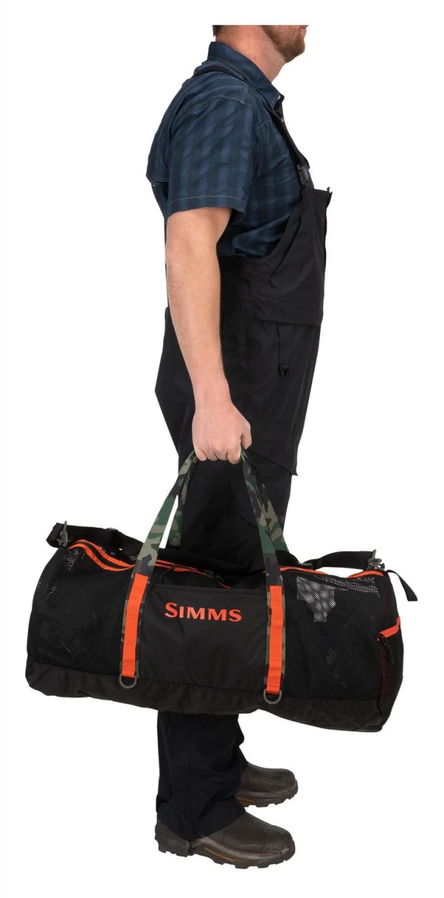 Mesh Bag Simms Challenger Duffel 60L Black 6 Mesh Bag Simms Challenger Duffel 60L Black - Image 4