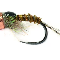 Fulling Mill Olive Quill Nymph Brown