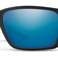 Polarised Glasses Smith Optics Outback Matte Black & Blue Mirror