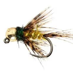Fulling Mill Roza's Hackled Jig Olive B/L