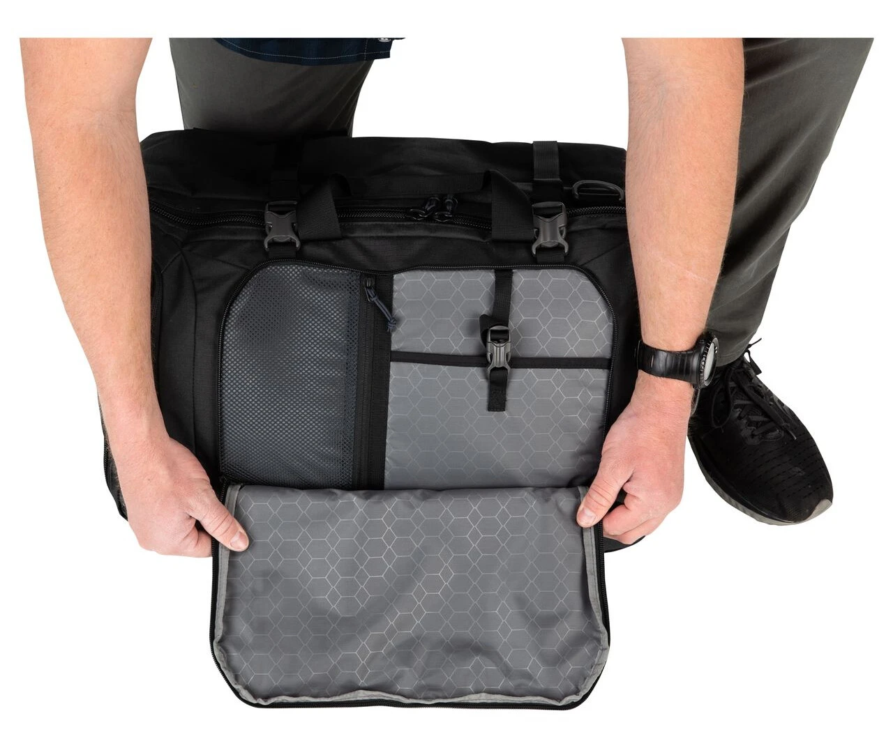 Travel Bag Simms GTS Tri Carry Duffel Carbon 10 Travel Bag Simms GTS Tri Carry Duffel Carbon - Image 8