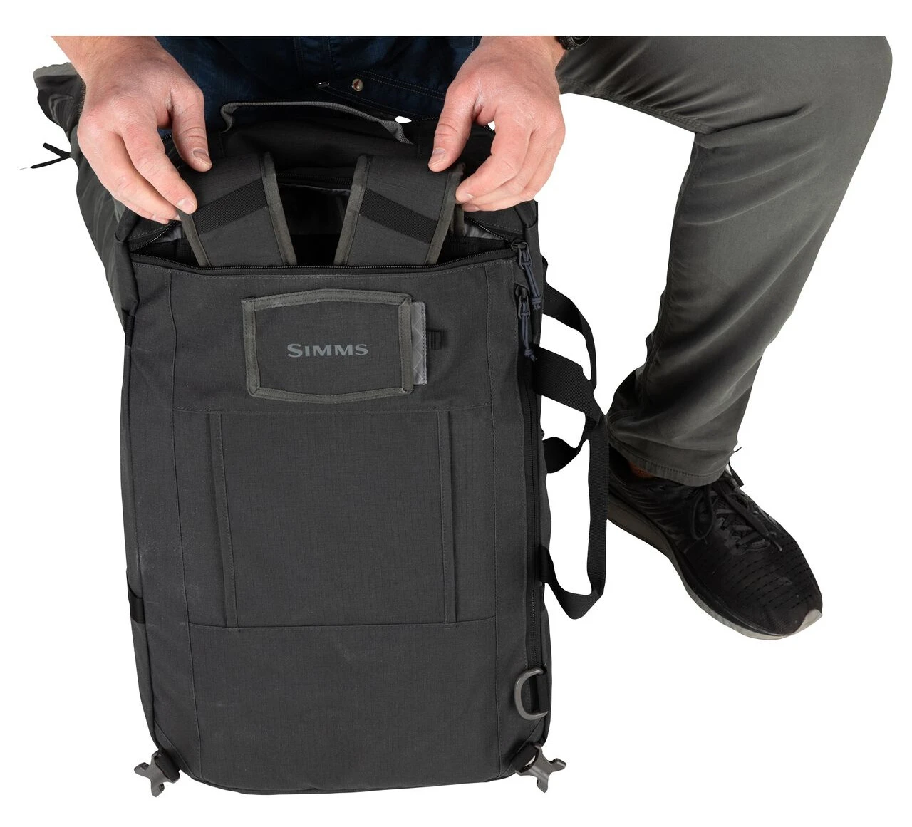 Travel Bag Simms GTS Tri Carry Duffel Carbon 11 Travel Bag Simms GTS Tri Carry Duffel Carbon - Image 9