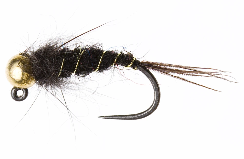 Czech Nymph Tungsten Jig Black & Brown 3 Czech Nymph Tungsten Jig Black & Brown