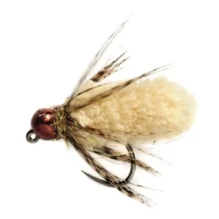 Fulling Mill Tungsten Jig Mop Fly Beige B/L